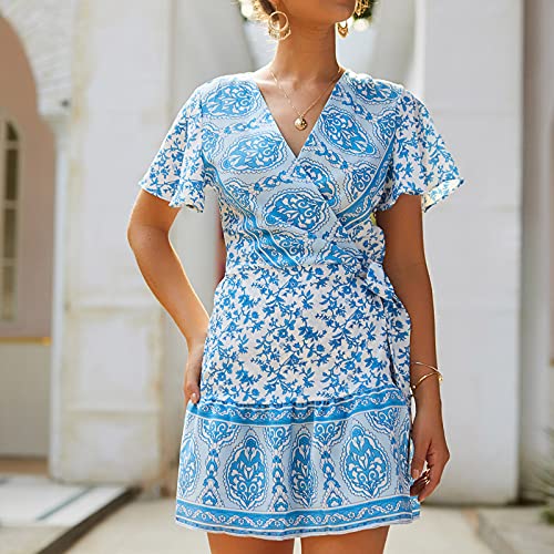 Mini Tunic Dresses for Wedding Guest Formal with Long Sleeve