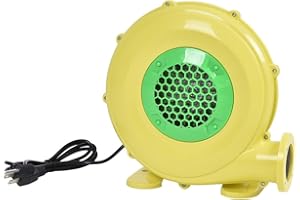 COSTWAY Bounce House Blower for Inflatable Bounce House Bouncy Castle,Yellow/Green