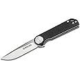 Boker Magnum Skruva - flipper pocket knife with G10 handle scales - folding knife with 440A blade - small knife with clip