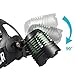 Shine Tool LED Headlamp 3 Modes High 3000 Lumens Headlight Super Bright Rechargeable Waterproof Flashlight with Zoomable Work Light 18650 Battery and Charger for Camping Hiking