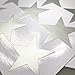 TOARTi Stars Wall Decals (124 Decals) Wall Stickers Removable Home Decoration Easy to Peel Stick Painted Walls Metallic Vinyl Polka Wall Decor Sticker for Baby Kids Nursery Bedroom (Silver Stars)