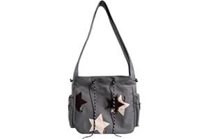 JUOXEEPY Cute Kawaii Messenger Bag Canvas Crossbody Bag Aesthetic Shoulder Bag for Women Men Flap Messenger Bag