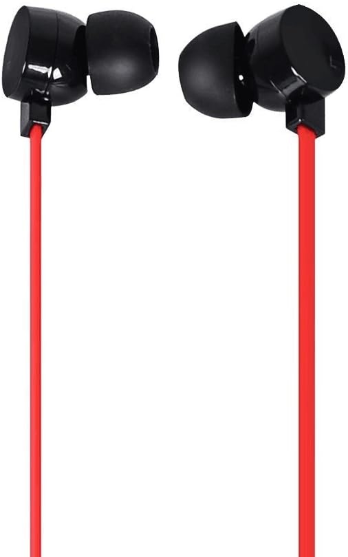 COWIN HE2 in-Ear Earbuds Noise Isolating Headphones, Waterproof Sweatproof Earbuds for Gym Running with Mic HD Dynamic Crystal Clear Sound, Ergonomic Comfort-Fit and 100% Compatibility - Red