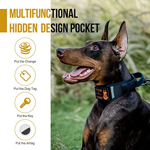 Tactical Dog Collars, Adjustable Military Heavy Duty Collar