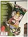 Bucilla 18-Inch Christmas Stocking Felt Applique Kit, 86207 Cupcake Angel