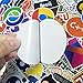 QWDDECO (110 pcs) App/Software Icon/Logo/Mark Sticker Pack Vinyl Kawaii Decal Stickers for Water Bottles Laptop Luggage Skateboard iPhone Car-Party Favors for Programmer,Adults,Teens -Waterproof
