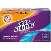 ARM &amp; HAMMER Odor Blaster Dryer Sheets, Fresh Burst, 120 Count | Static Control, Odor Fighting, Fabric Softener Sheets