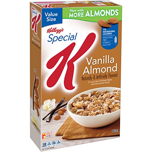 Kellogg s Special K Breakfast Cereal, Vanilla Almond, 18.80 Ounce Box