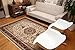Feraghan/New City Traditional Isfahan Wool Persian Area Rug, 8' x 10', Cream