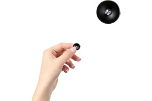 Hidden Camera with Audio/Video Mini Small Spy WiFi Security Secret System Smart Home Indoor Wireless Outdoor Nanny Night Vision Motion Detection Baby Monitor Pet Doorbell Seguridad (1, black, mini)
