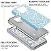 STARSHOP Galaxy S6 Active Case, [Not Fit Galaxy S6] [Shock Absorption] Dual Layers Impact Advanced Protective Cover with [Premium HD Screen Protector Included](Light Blue Lace)