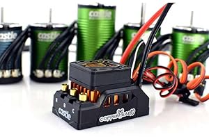 Castle Creations 1/10 Copperhead 1406-2280Kv Sensored Brushless ESC/Motor Combo, CSE10016606, Black, Green
