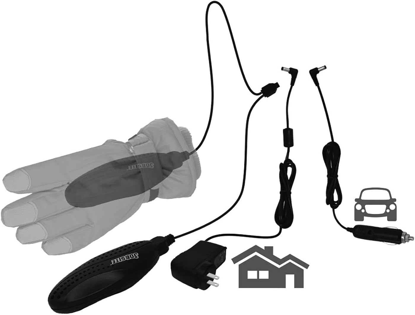 JobSite Portable Mini-Dry Shoe & Boot Dryer & Warmer: Shoes