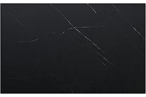 Kaboon 36x24 inches Table Top, Reversible Laminate Top Home or Commercial Use, RV Countertop, 1 inch Thick, Cloud Atlas/Black Marble