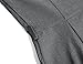 MUXXN Women's Collared Solid Short-Sleeve Midi Fitted Dress, Gray, Medium