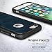 Ringke Flex S Compatible with iPhone 7 Phone Case Coated Textured Leather Style Flexible TPU Advanced Shock Protection Durable Sophisticated Rustic Stylish Case for iPhone7 - Deep Blue