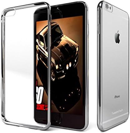 iPhone 6 Case, iPhone 6S Case, Tweets® Case Cover TPU Bumper Crystal Clear, Soft, Shock-absorbing Anti-scratch, Ultra-slim 4.7" Transparent ... (Silver)