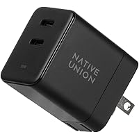 Native Union Fast GaN Charger PD 35W – Ultra-Compact Power Delivery Enabled USB-C Charger Up to 35W – for MacBook Air, iPads,