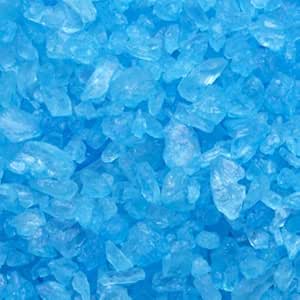 Amazon.com: Aqua Blue Sour Blueberry Rock Candy Crystals ...