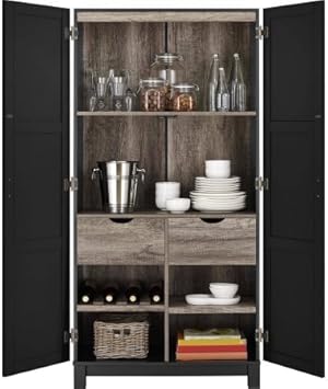 Amazon Com Langley Bay Storage Cabinet With 2large And 2small