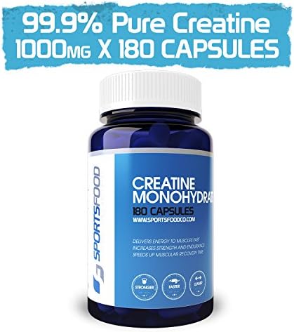 Creatine Monohydrate 1000mg x 180 Tablets, Fast Absorption, Anabolic Growth