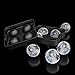 Home-Complete Ice Ball Maker Mold - 4 Whiskey Ice Balls -Premium Round Spheres Tray