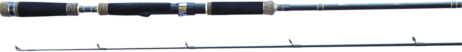 Kinghawk Crappie Spinning Rod (2-Piece), Black/Blue, 10-Feet