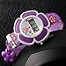 TOPCABIN Kid Children Girls Novelty Cute Flower Shape Digital Watch Purple