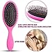 Hair Brush, Hair Detangler Brush with Nylon Bristles and Air Cushion, Pack of 2 Anti Static Wet Hair Brush To Reduce Frizz and Massage Scalp For Women and Men in Pink and Purple