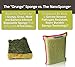 Nano Sponge Cleaning Sponges. Supersized Everyday Heavy Duty Household Kitchen and Dish Sponge. 2 Pack. 6 x 4