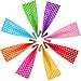 Tatuo 24 Pieces Halloween Candy Party Bags Gift Paper Bags Grocery Bags Craft Paper Bags Lunch Flat Bottom Paper Bags