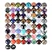 Wholesale Lot 24pcs Multi-color 25mm Gemstone Round Cab Cabochon For Jewelry Making