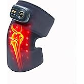 IUECSE Heated Knee Massager for Pain Relief, Cordless Knee Heating Pad with Vibration, Rechargeable Knee Brace for Knee, Elbow Relief, Portable Thermal Knees Massager for Men & Women - Grey Single