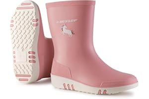 DUNLOP Mini - Rain boots for Kids & Toddlers - Waterproof Rubber boots made from PVC - Flexible & Durable - Lightweight Mud b