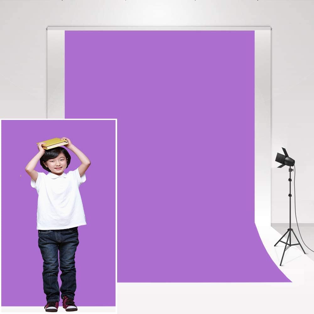 Kate Solid color Backdrop Lavender Purple 1.5x2.2m/5x7ft Collapsible Baby Photo Booth Wedding Photo Shooting Vedio Shooting Props Blogger Summer Ice cream purple photography Background