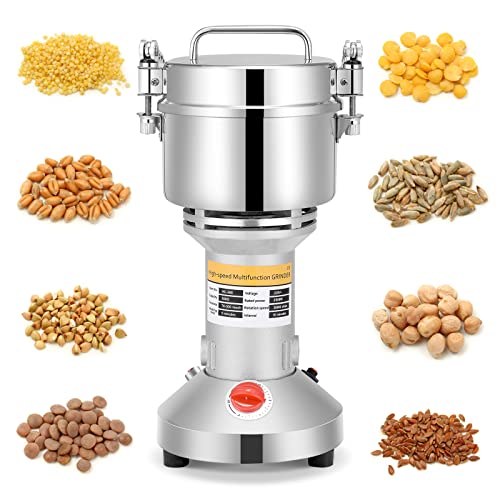 Kotsy Cereal Mill 500 g, Stone Mill 2500 W Portable Grinder 220 V 3 Blades Rice Quick Grinding, Sesame, Whole Grain Cereals
