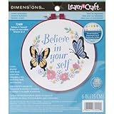 Dimensions Learn-A-Craft Believe In Yourself Crewel Embroidery Kit: 6