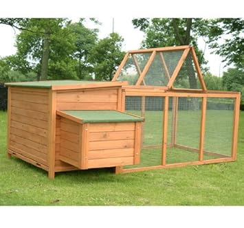 Pawhut Deluxe Extra Large Backyard Chicken Coop Hen House W Outdoor Run