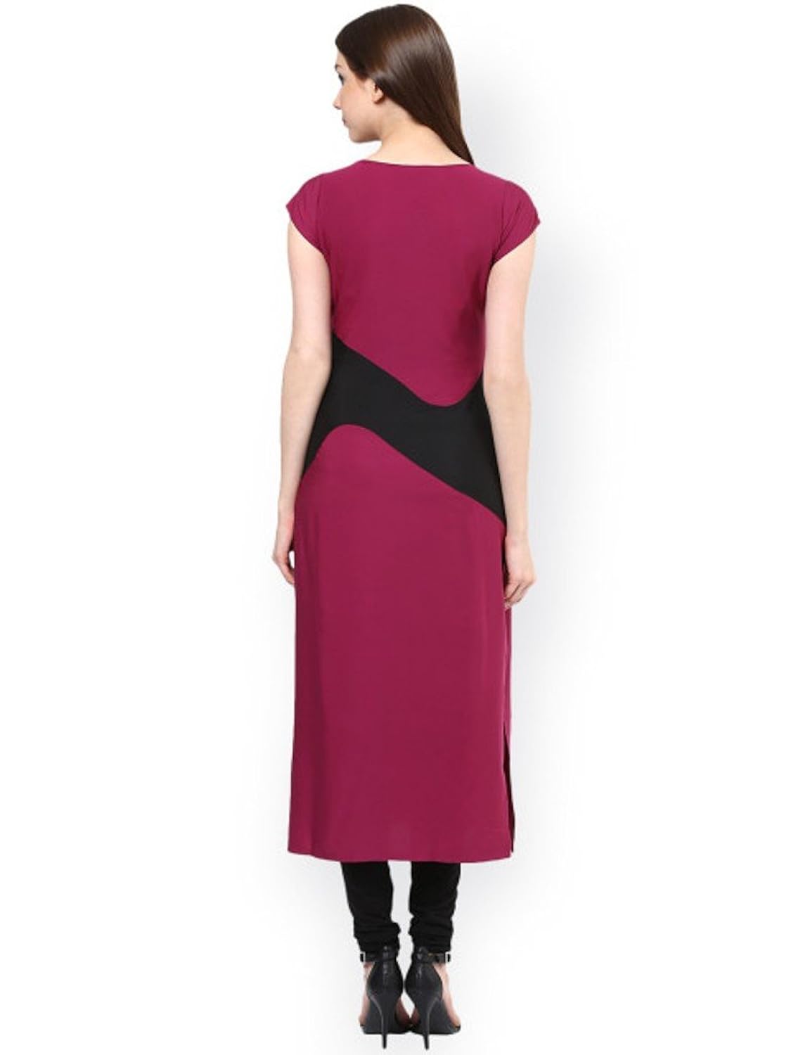 pavitra women's crepe straight kurta