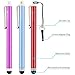 Fosmon Trio Capacitive Stylus in Blue, Red and Purple for Kindle Fire, Kindle Paperwhite and other Touchscreen Devices
