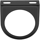 Gauge Bracket Holder, 52mm 2 Inch Universal Single Hole Meter Gauge Pillar Mount Pod Holder Black