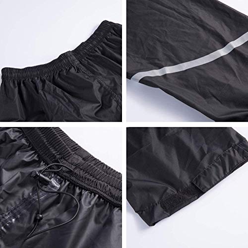 5 SWISSWELL+Waterproof+Rainwear+Trouser+Black+Stripe