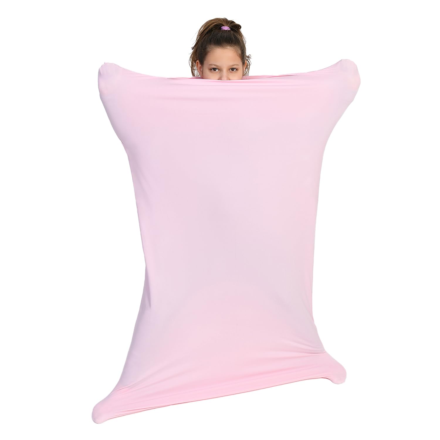 Sensory Owl Body Sock for Kids and Adults Helps with ASD ADHD Relieve Stress Spatial Awareness Aids M 125 cm Pink
