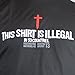 Gardenfire Men's Illegal Classic Tee, X-Large, Black