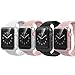 Simpeak Soft Screen Protector Bumper Case Compatible with Apple Watch 38mm Series 2 Series 3, Pack of 4, All-Around, Clear, Rose Gold, Silver, Black