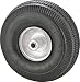 Rocky Mountain Goods Replacement Tire 4.10/3.50-4" - Tire for Hand Truck, Cart, Dolly, Gorilla Cart - 2.25" Offset Hub with Pneumatic 5/8" Ball Bearing - Sawtooth Tread - 400 lb. Load Capacity primary