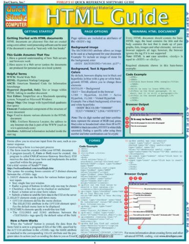 Html Guide (Quick Study Computer) - Best Tech Deal & Gift Ideas