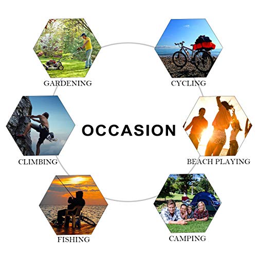 Damen Pferdeschwanz Sommer Sonne breite Krempe Hut Verstellbar Faltbare Safari Fischerhut – Bild 8