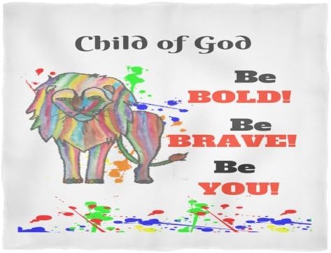 Child of God Baby Swaddle Blanket, Soft fleece, swaddle wrap for baby shower, Christening or Baptism Gift