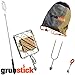 Grubstick | 4 Piece Kit | Telescopic Extendable Campfire Fireplace Skewer with Interchangeable Attachments | Great for Marshmallow S'Mores and Hot Dogs | Dishwasher Safe Heavy Duty Stainless Steel